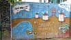Murales de las promociones del colegio